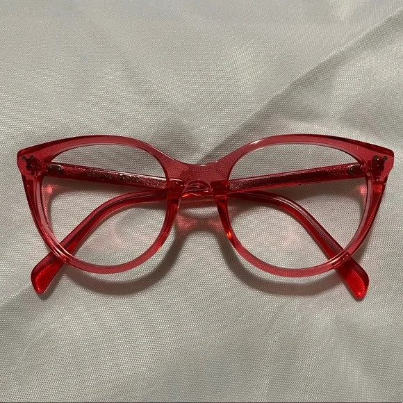 Celine | Accessories | Celine Crystal Hot Pink Optical  display picture 2